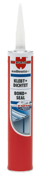 Konstruktionsklebstoff Klebt + Dichtet 300 ml, grau