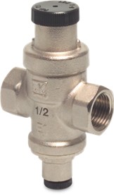 Druckminderer Itap ½", leichte Ausführung Messing vernickelt, 15 bar, Max. Hinderdruck 1-4 bar