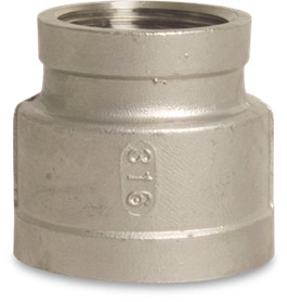 Reduziermuffe 1" x ¾", Edelstahl 316