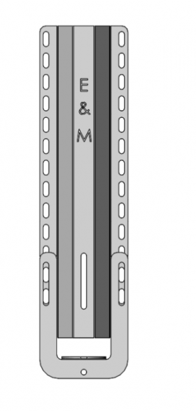 Luzernehalter "Schnabu" 495 mm mit Haltewinkel, V2A