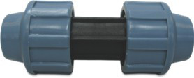 Kupplung PP 20 mm x 20 mm, 16 bar