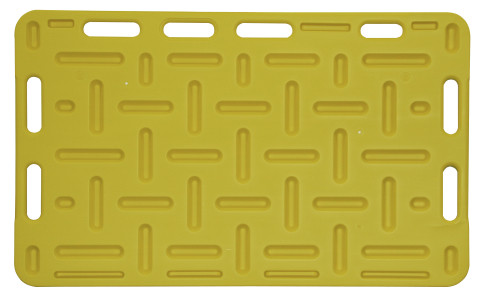 Treibbrett "gelb" für Schweine, unzerbrechlich, 76 cm Breit x 94 cm lang